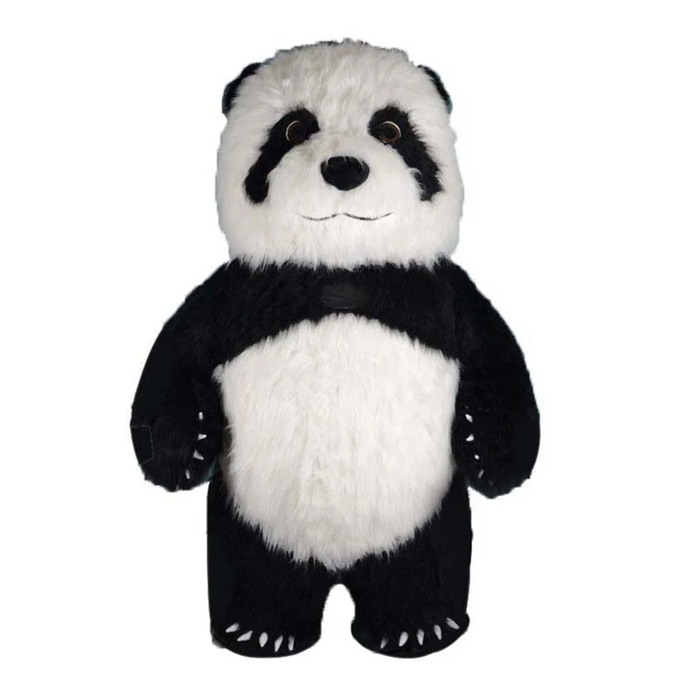 

2.6M 3M Tall Inflatable Panda Mascot Costume Suit Cosplay Advertising Customize Animal Mascotte Costumes Adult Maskot Kostume