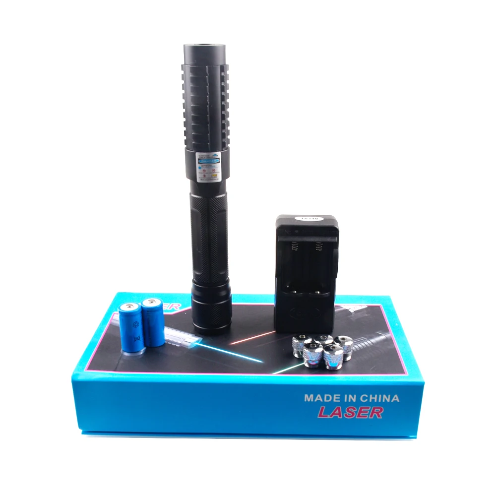 Militar de Alta Laser o Mais Fogos de Artifício Laser Potência Poderoso Caça Azul Caneta Queima Jogo - Papel Fumaça Vela 3 mais poderoso caça azul caneta laser queima