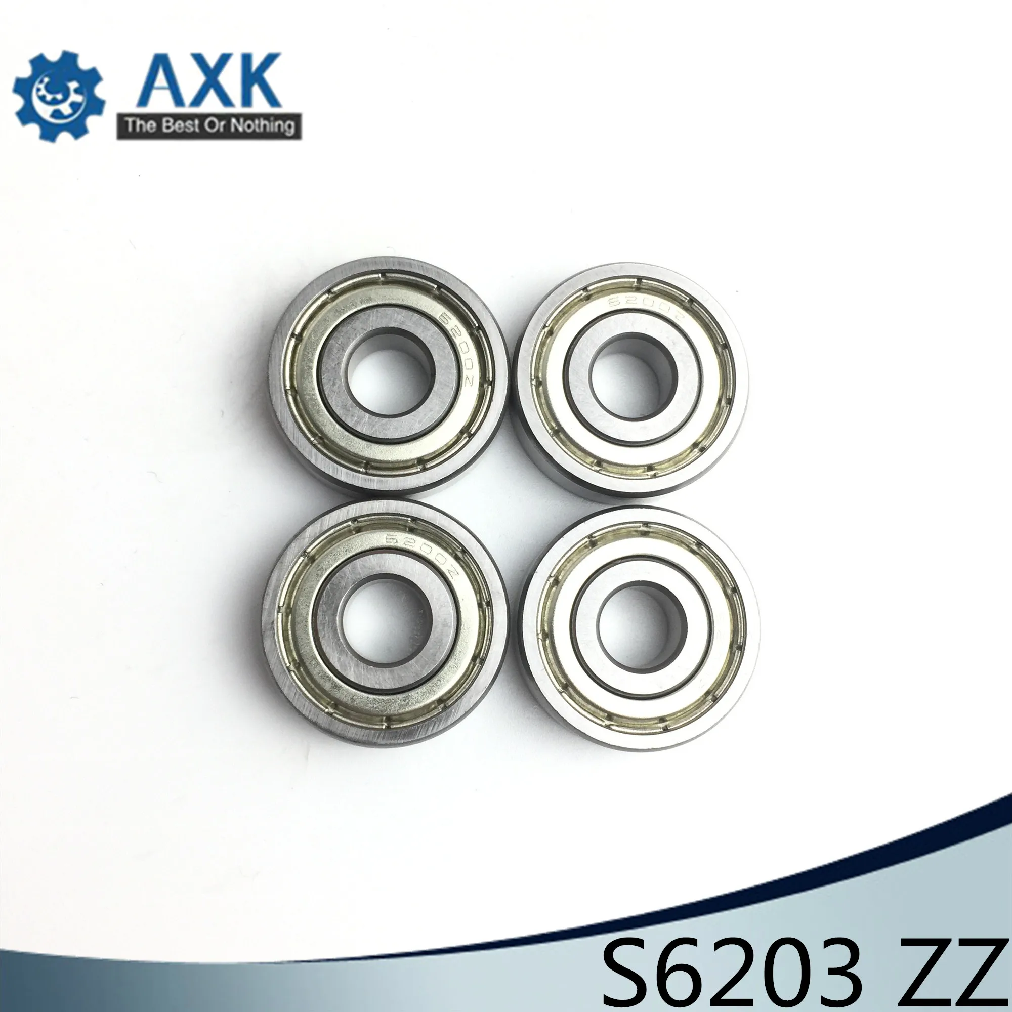 S6203ZZ Bearing 17*40*12 mm ( 10PCS ) ABEC-1 S6203 Z ZZ S 6203 440C Stainless Steel S6203Z Ball Bearings