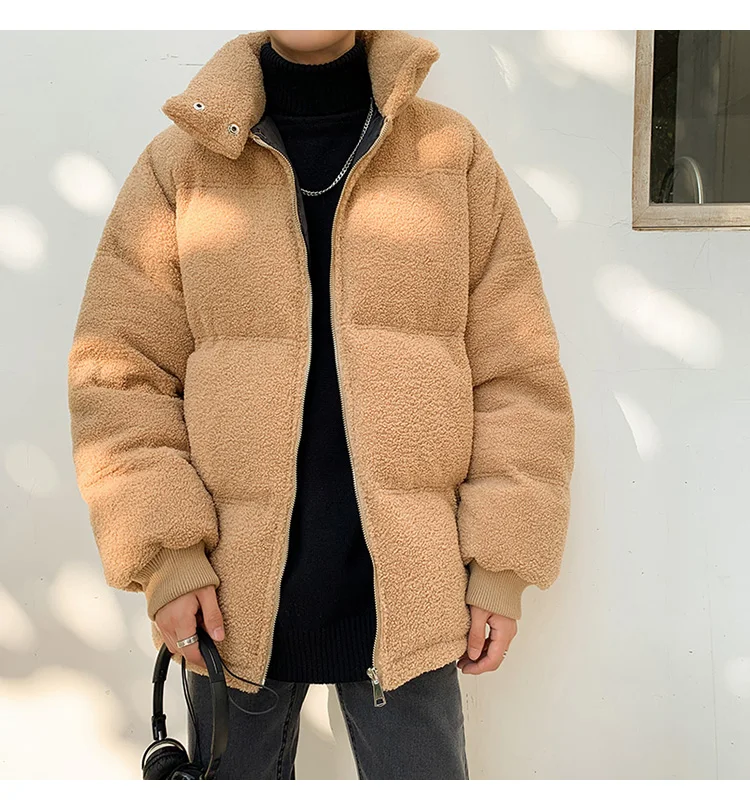 Privathinker зимние мужские парки со стоячим воротником, Теплая мужская ...