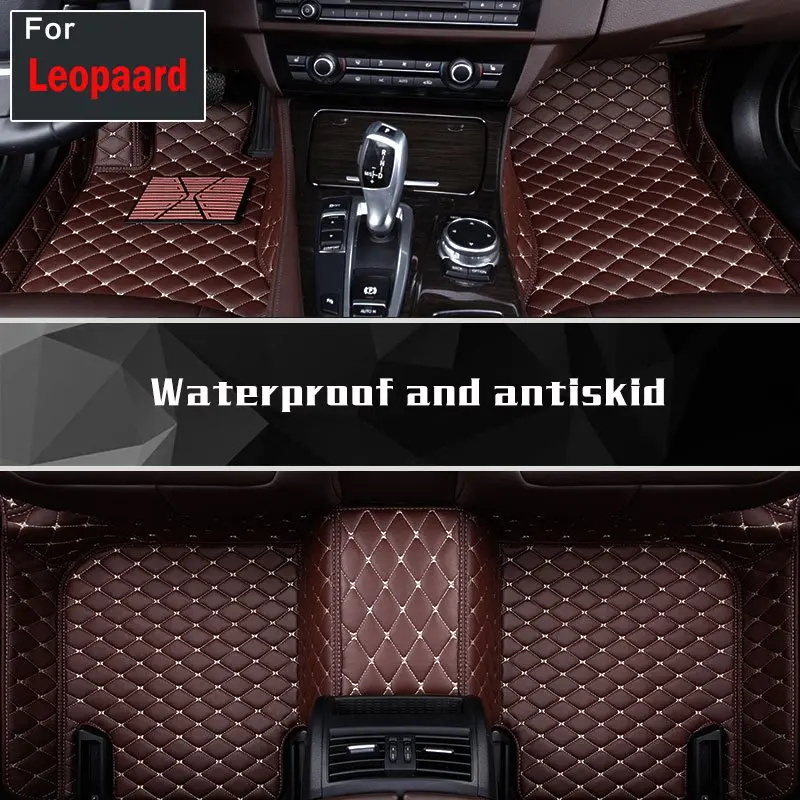 

High-Quality Customized Car Styling Left Driving Floor Mats Full Set Black Sticker For Leopaard C5 Ct5 Cs6 Cs7 Cs10 Q6 Ct7 Cs9