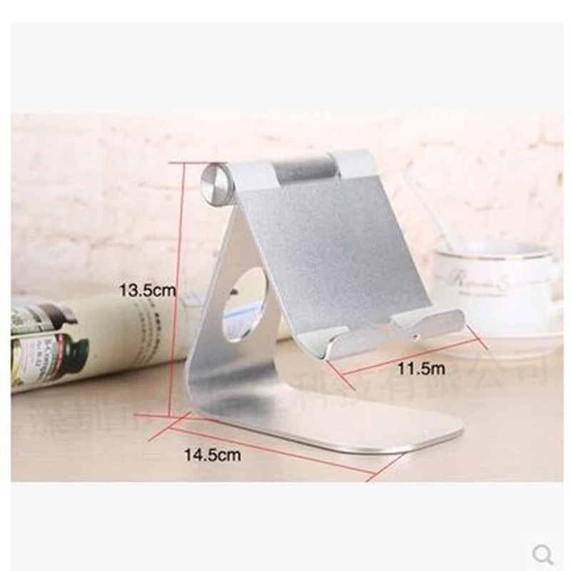 Universal Aluminium Tablet Stand Adjustable Desk Holder For Mobile Phone Holder For iPhone Metal Tablets Stand For ipad