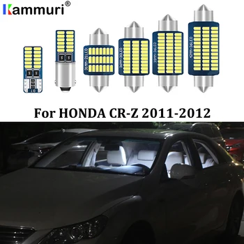 

KAMMURI 11Pcs No Error Canbus White LED Car Interior Bulbs Package Kit For 2011 2012 Honda CR-Z CRZ led Interior Light + Tool
