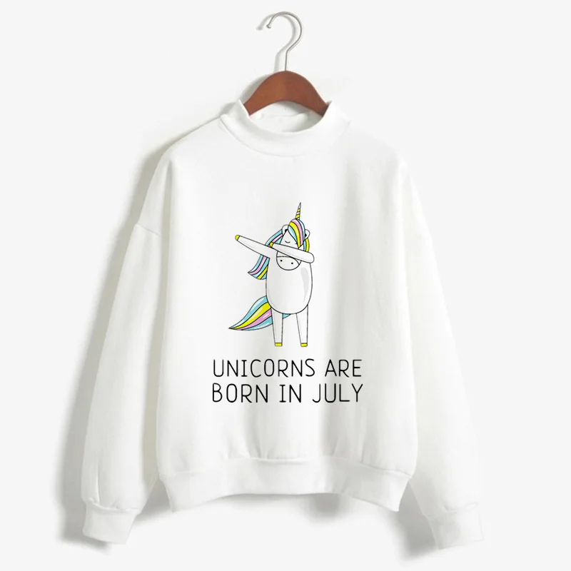 Women Animal Unicorn Cat Print Sweatshirt Avocado Panda Bunny Sweatshirts Cute Hoody White Holographic Aesthetic Hoodie Female