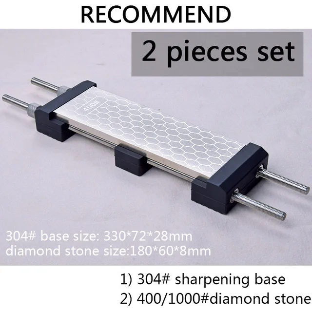 304 base with 180mm Многоцелевой камень для заточки ножей база общая регулируемая полка скольжению стойкая колючая стойка - Цвет: 304 base with 180mm