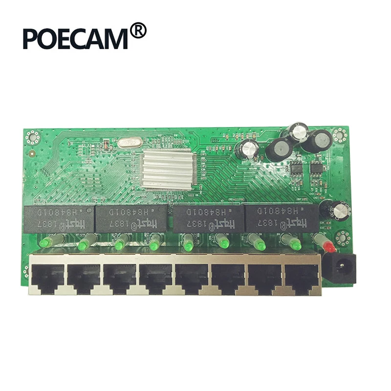 8 портов гигабитные переключатели модуль продукта PL-GS3008DR-K1 1000 Мбит/с PCBA UTP с медной раковиной емкость 16 г OEM/ODM завод