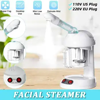 

Hot Mist Facial Steamer Steaming Skin Humidifier Ozone Sterilization Lonic Aromatherapy Sauna Facial Sprayer Steamer 220V/110V