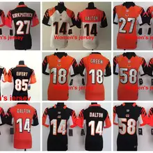 A+++ женские сшитые Цинциннати s ladies 18 A.J. Зеленая вышивка логотипов размер s до XXL Джерси