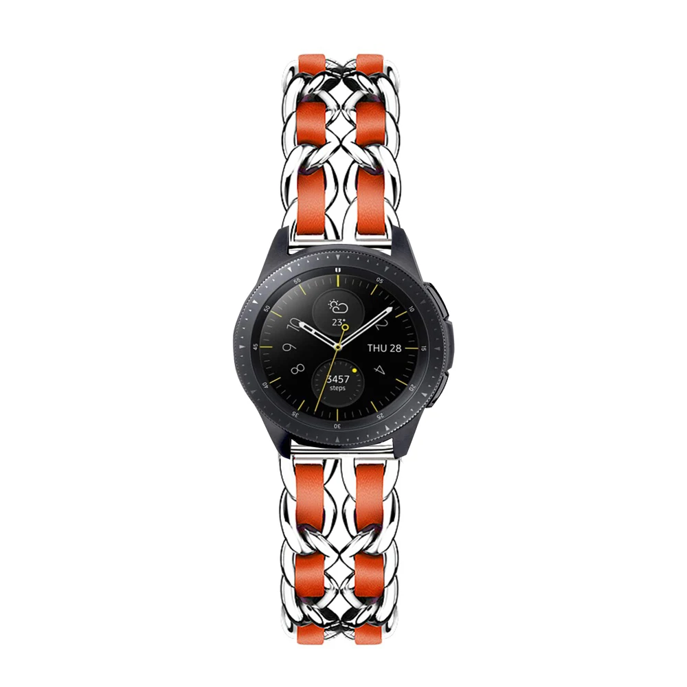Galaxy watch 46 мм полосы для samsung active 2 amazfit bip ремешок 20 22 huawei gt 2e haylou solar ls05 band correa|Ремешки