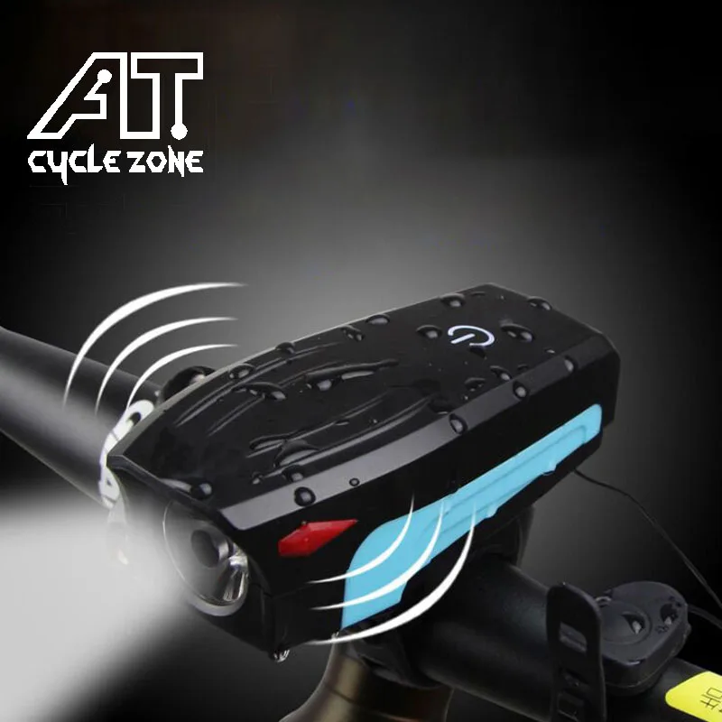 

CYCLE ZONE Bike Bell USB Rechargable Cycling Horn Light Multifunction Bright Electric Bike Accessories