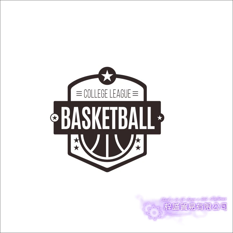 DCTAL Basketball Championship Sticker Sports Car Decal Posters Vinyl Wall Decals Pegatina Decor Mural Basketball Sticker