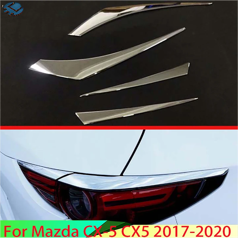 

Накладка на заднюю фару для Mazda CX-5 CX5 2017-2020 ABS Chrome