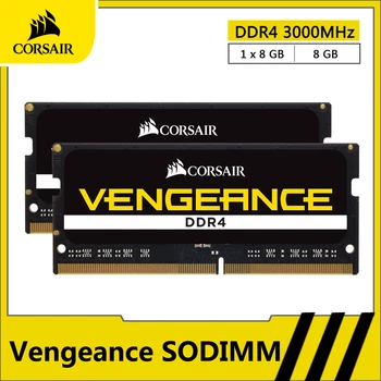 

CORSAIR Vengeance RAM DDR4 8GB 16GB 3000MHz SODIMM Memory Notebook Memoria RAM DDR4 260 Pin 1.2V Laptop SODIMM Module