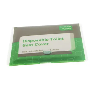 

10 Pieces Disposable Toilet Seat Paper Disposable Toilet Seat Cover Disposable Toilet Seat Mat Toilet Paper