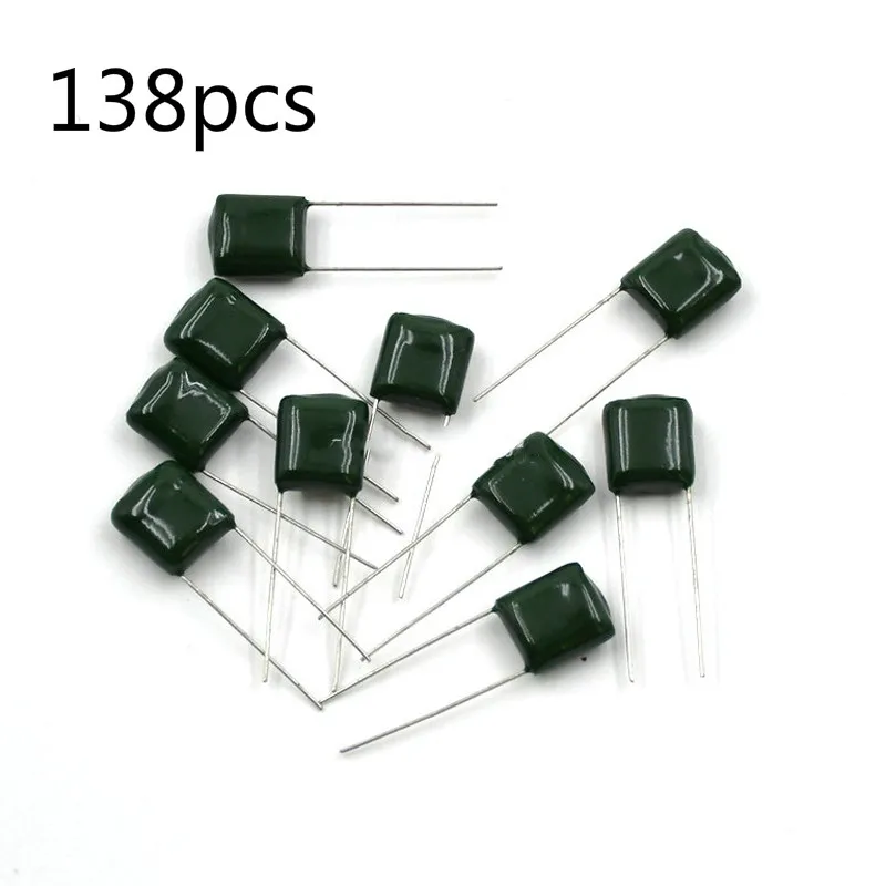 

138pcs polyester film capacitor combination Kit