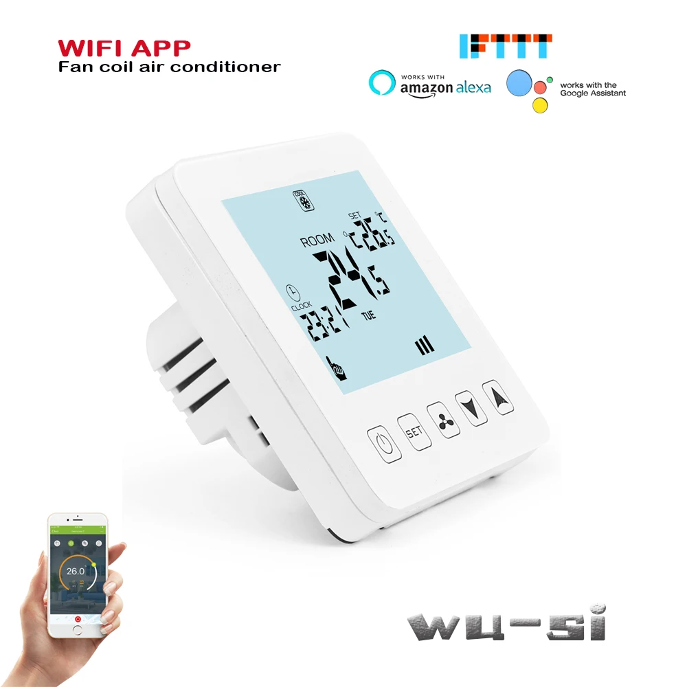 Термостат Wi Fi с нагревателем и охлаждением 2P/4P точность 0 5 градусов работа Alexa google