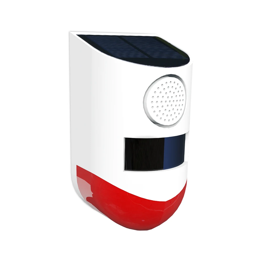 

Solar infrared wireless alarm light garage door gate home Yard