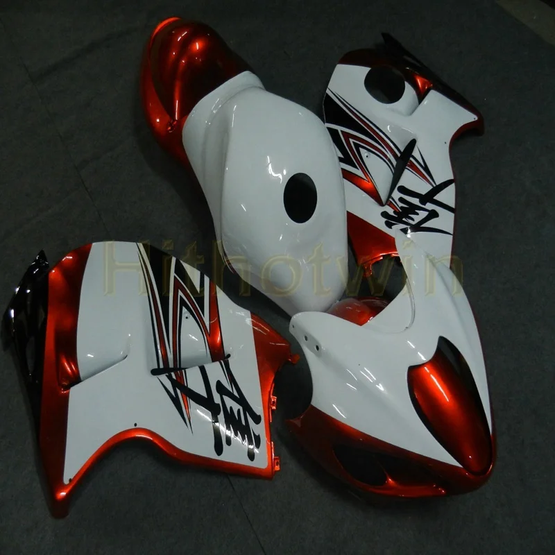 F Пользовательские мотоцикла обтекатель корпуса для Suzuki GSX-R1300 1997 1998 1999 2000 2001 2002 2003 2004 2005 2006 2007+ серебро - Цвет: F