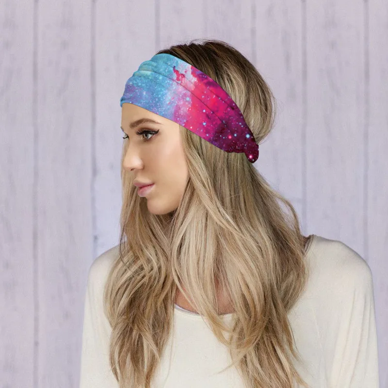 2020 Hot Sale Bohemia Headpiece Women Stretch Headwear Headbands Bandage Stretch Girl Wide Hair Bands Headwrap Scarf Hairbands