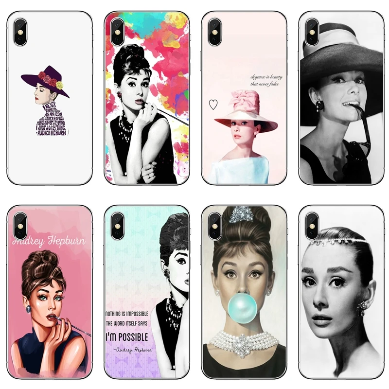 Аксессуары Одри Хепберн Чехол для телефона Huawei P30 P20 Pro P10 P9 P8 Lite Y5 Y6 Y7 Y9 P Smart Plus 2018 2019