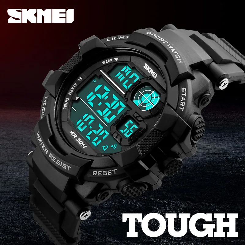 

Skmei 1118 Multi-functional Outdoor Sports Waterproof Electronic Watch Men Fashion Watch