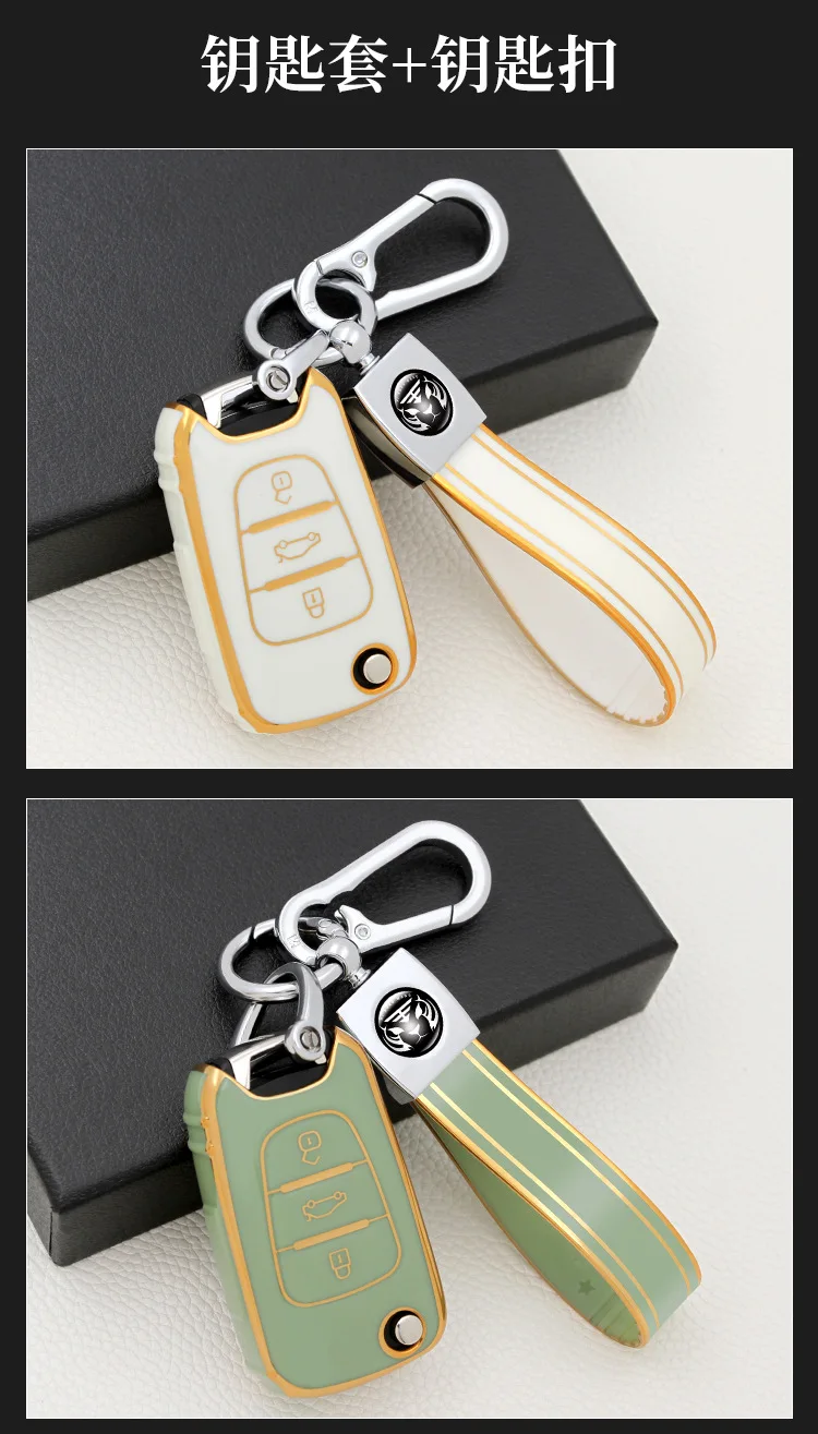 TPU Car Key Case Cover Shell Fob per KIA Rio 3 Soul Optima Ceed K2 K5 Cerato Sportage per Hyundai Elantra Accent i20 i30 ix35 - Ha0b325d1261245c3a223e38bf130e711J