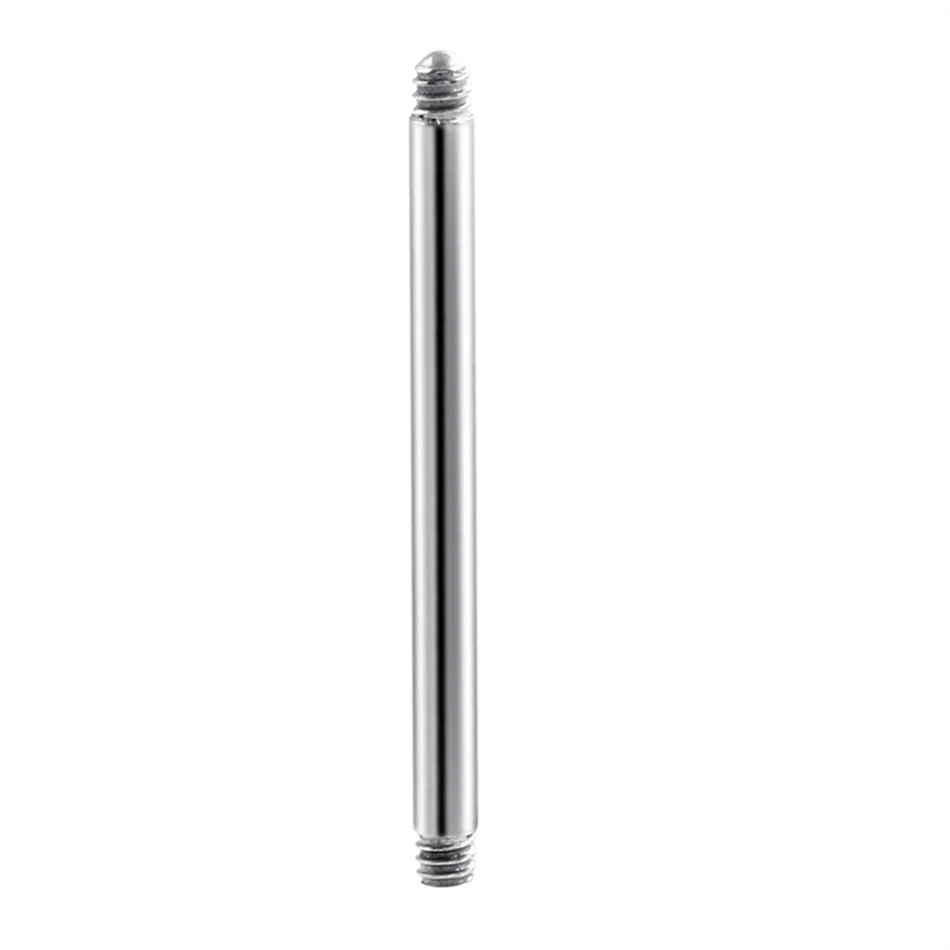 Piercing Jewelry Body Piercing Earrings Ear Piercing Jewelry Body Piercing Jewelry Body Jewelry 10Pcs/50Pcs G23 Titanium Straight Barbell Piercing Earring Tongue Ring Replacement Accessories 6mm-28mm