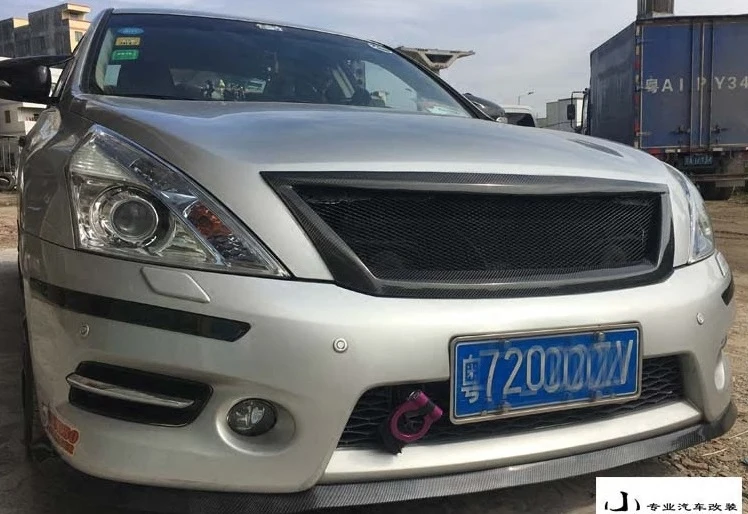 Подходит для Nissan Teana 2008-2012 углеродное волокно Автомобильная решетка гоночные решетки высокого качества