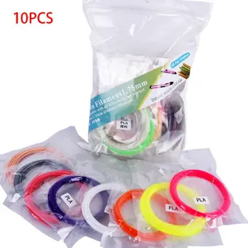 

10 Color 1.75mm 3D printing Filament PLA 3D Drawing pen Colorful Filament 1.75mm Print Filament PLA for 3D Drawing Pen 10 Colors