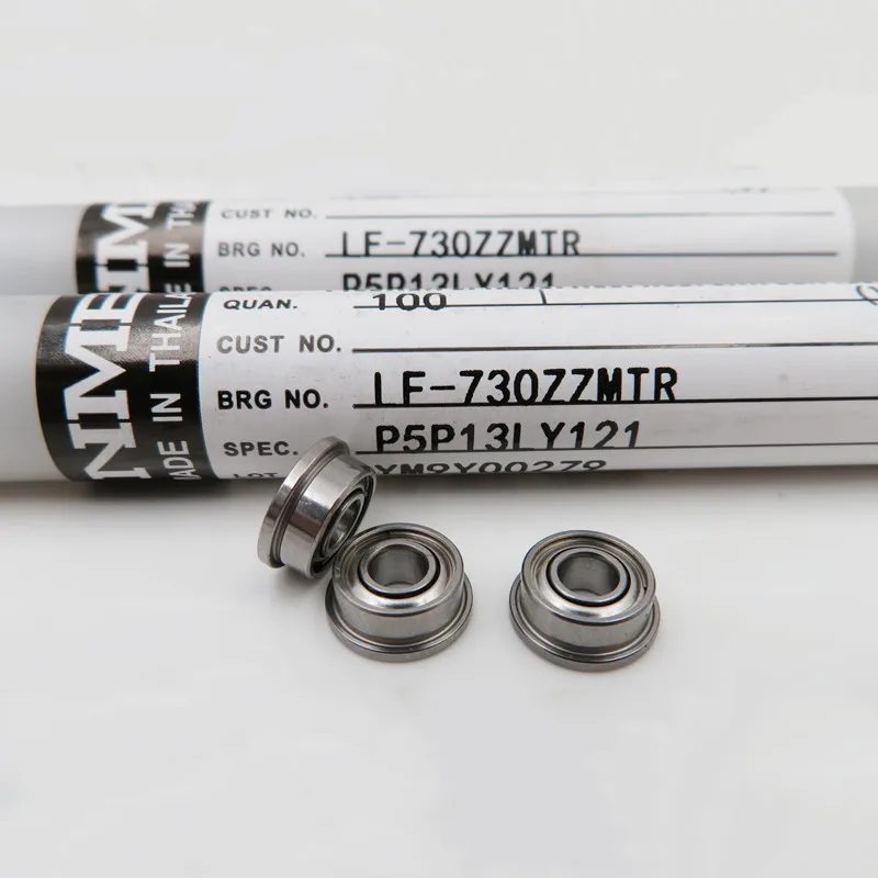 20 Stück NMB Minebea Hochgeschwindigkeits-Miniatur-Flanschlager, verschiedene Bohrungsgrößen 2 mm–10 mm, kompakte Flanschlager für den industriellen Einsatz – Detail 5