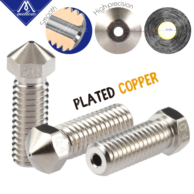 Banhado a Cobre Completo para Impressora Hotend para Pt100 Mellow Nf-v6 Vulcão Bowen Remoto Impressão Hotend J-cabeça Kit 3d E3d 12 v - 24 - Imagem 4