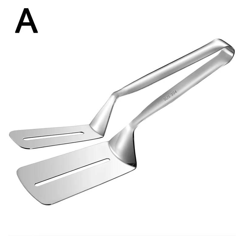 

High Quality Stainless Steel Steak Clip Shovel Kitchenware Barbecue Bread for Kitchen Camping NCM99