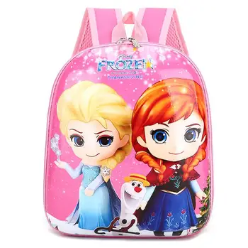 

Disney princess Children's backpack kindergarten backpack Frozen Elsa baby girl boy bag cartoon bag school