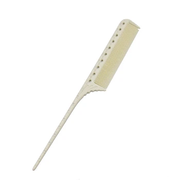 

1 Pcs Hairstyling Titanium Comb Durable Metal Hairdressing Tail Comb Heat Resistant Barber Haircut Comb for Hairstyling Tool