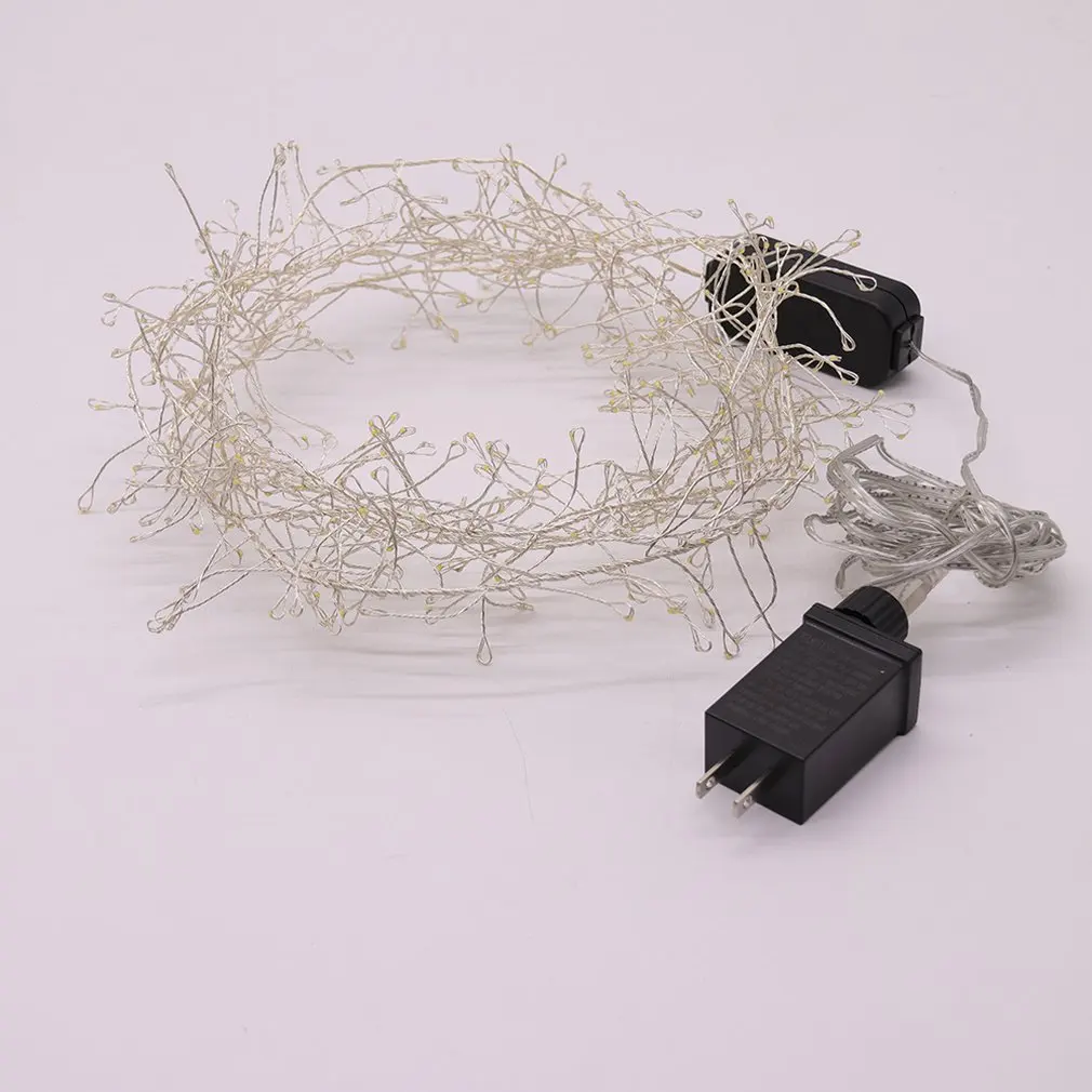 

2m 200 LEDs Lights Small Light String Copper Wire Firecracker Lights Led Copper Wire Lights DC 6V Copper Wire String Drop Ship