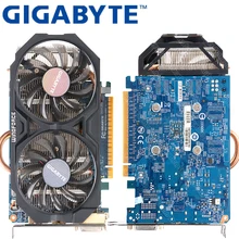 GIGABYTE WINDFORCE 2X Видеокарта GTX 750 Ti с NVIDIA GeForce GPU 2 ГБ GDDR5 128 бит видеокарта для ПК б/у карт