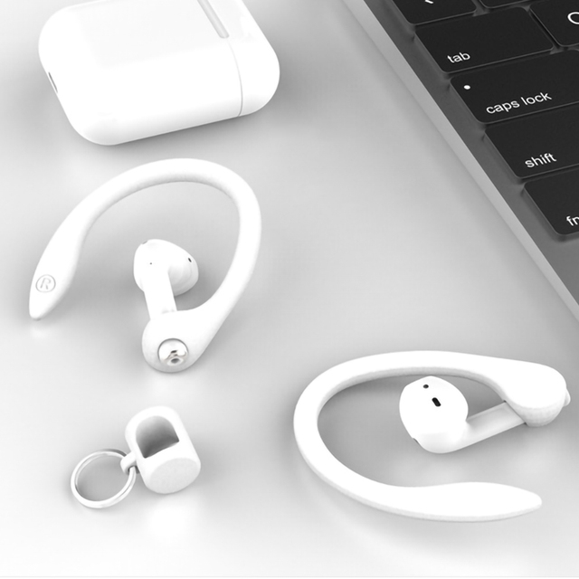 Silicone Earphone Ear Hooks For AirPods Accessories Case Wireless Earphone Protector Earhooks Sports Anti-lost Ear Hook