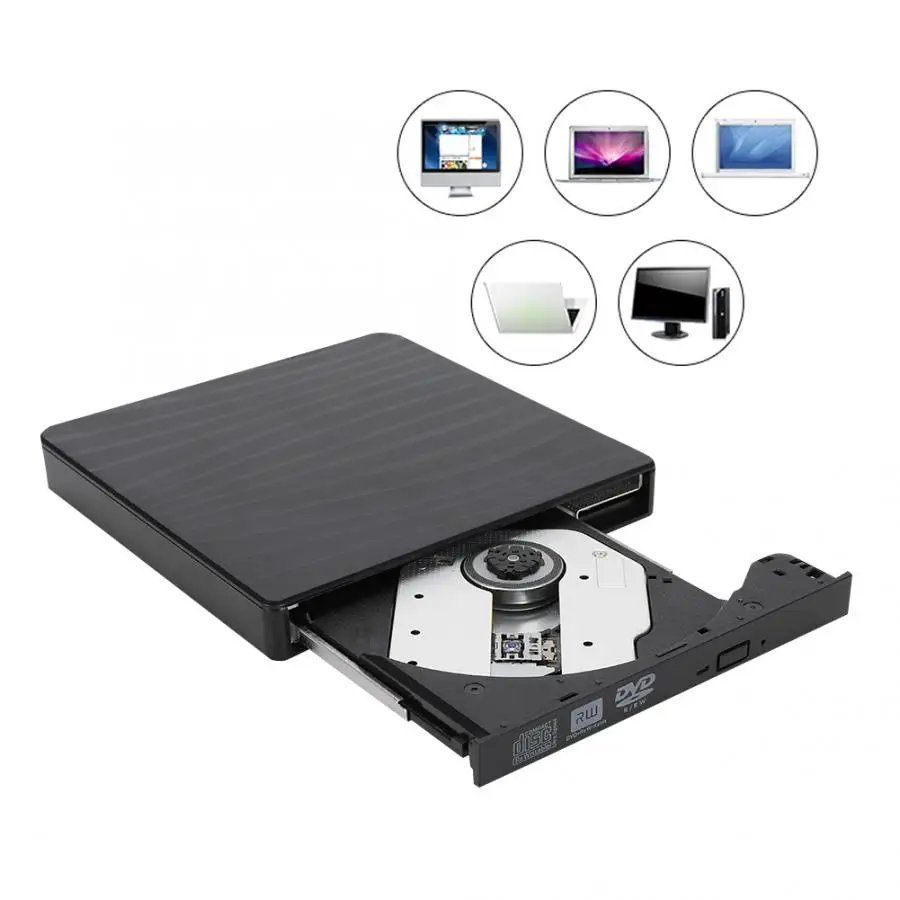 Оптический Привод Моделирование ультра-тонкий USB 3,0 для мобильного, DVD рекордер CD драйвер универсальный для настольного компьютера ноутбука