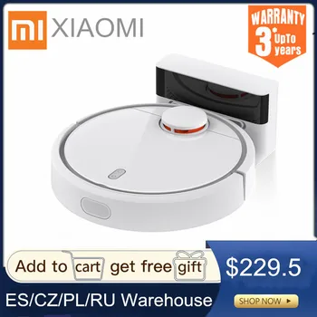 

Xiaomi Mi Robot Vacuum Cleaner Automatic Sweeping Dust Sterilize Smart Planned WIFI App Remote Control for Home