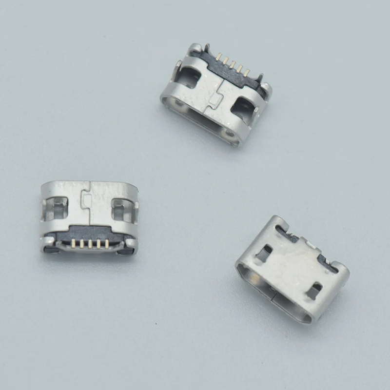 10pcs/lot 5pin Type B Micro USB Female Connector Jack Port Socket Repair Parts | Обустройство дома