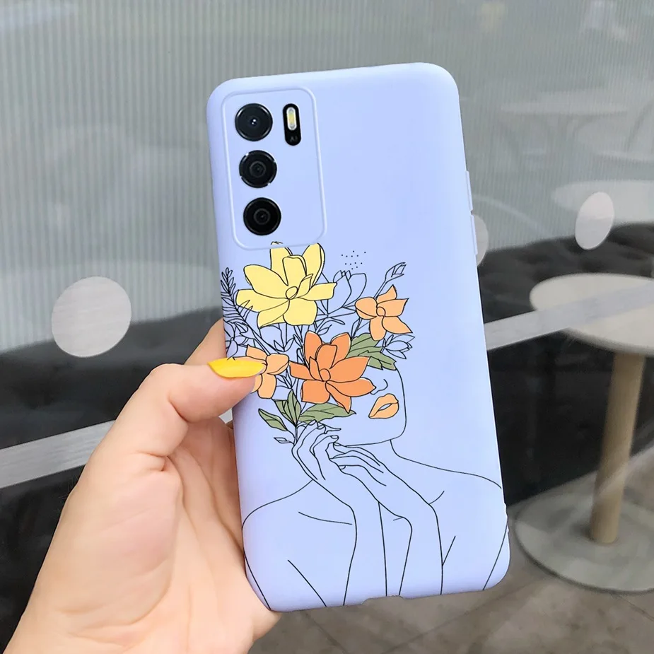 cases for oppo cases For Oppo A16 A16s Case CPH2269 Soft Silicone Stylish Candy Painted Cover For Oppo A16 OppoA16 S A54s Case Oppo A 16 s Coque Capa cases for oppo cases Cases For OPPO