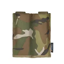 Outdoor Tactics 001 Double Bag 9mm Elastic Jacket Sports Military Fan MOLLE Vest Accessory Bag Tool Kit