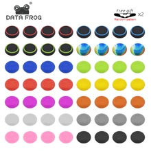 4 шт. ручки для большого пальца колпачки для playstation 4 PS4 Pro тонкие силиконовые аналоговые ручки для джойстика крышки для Xbox PS3 PS4 аксессуары