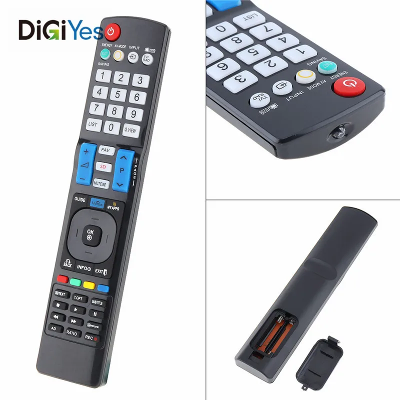

Smart 3D LED LCD HDTV Replacement Remote Control Support 2xAAA Batteries with Long Transmission Distance for 22LD320H / 22LD350
