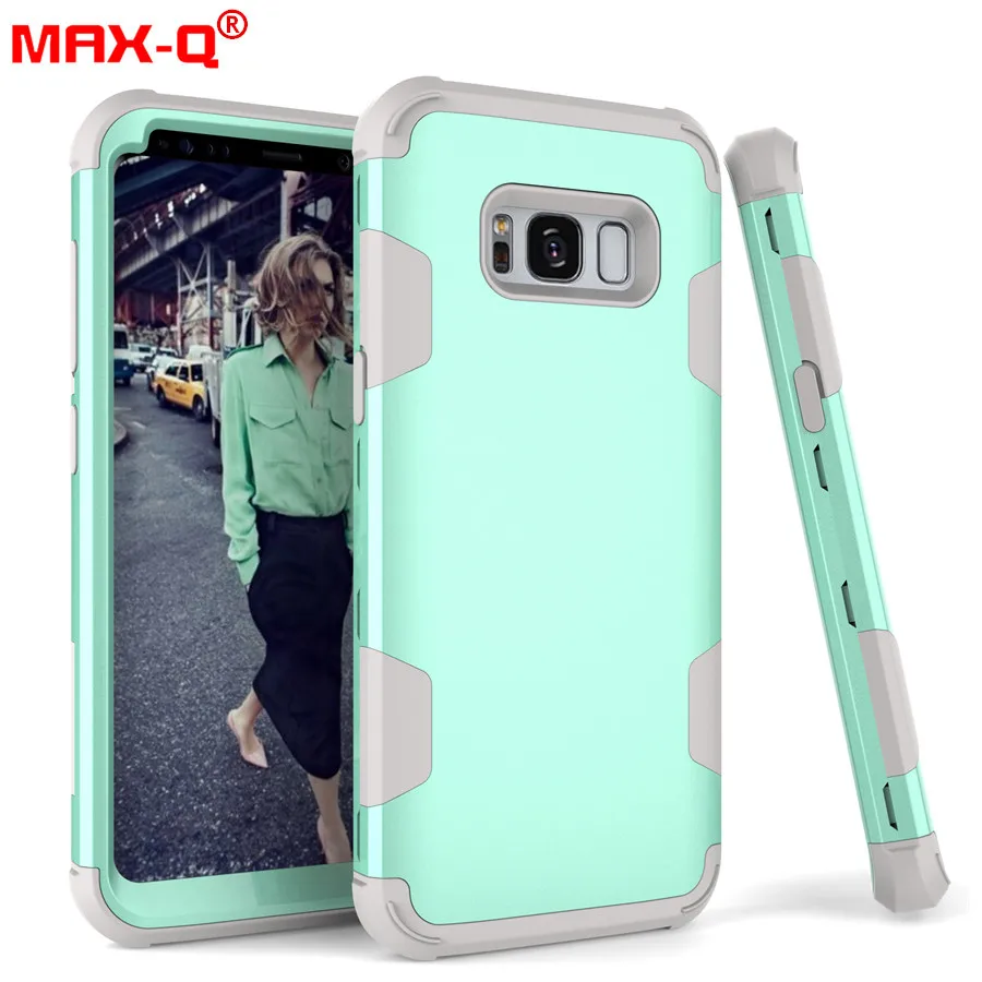 MAX Q противоударный чехол для телефона Samsung Galaxy S8 силиконовая задняя крышка 3