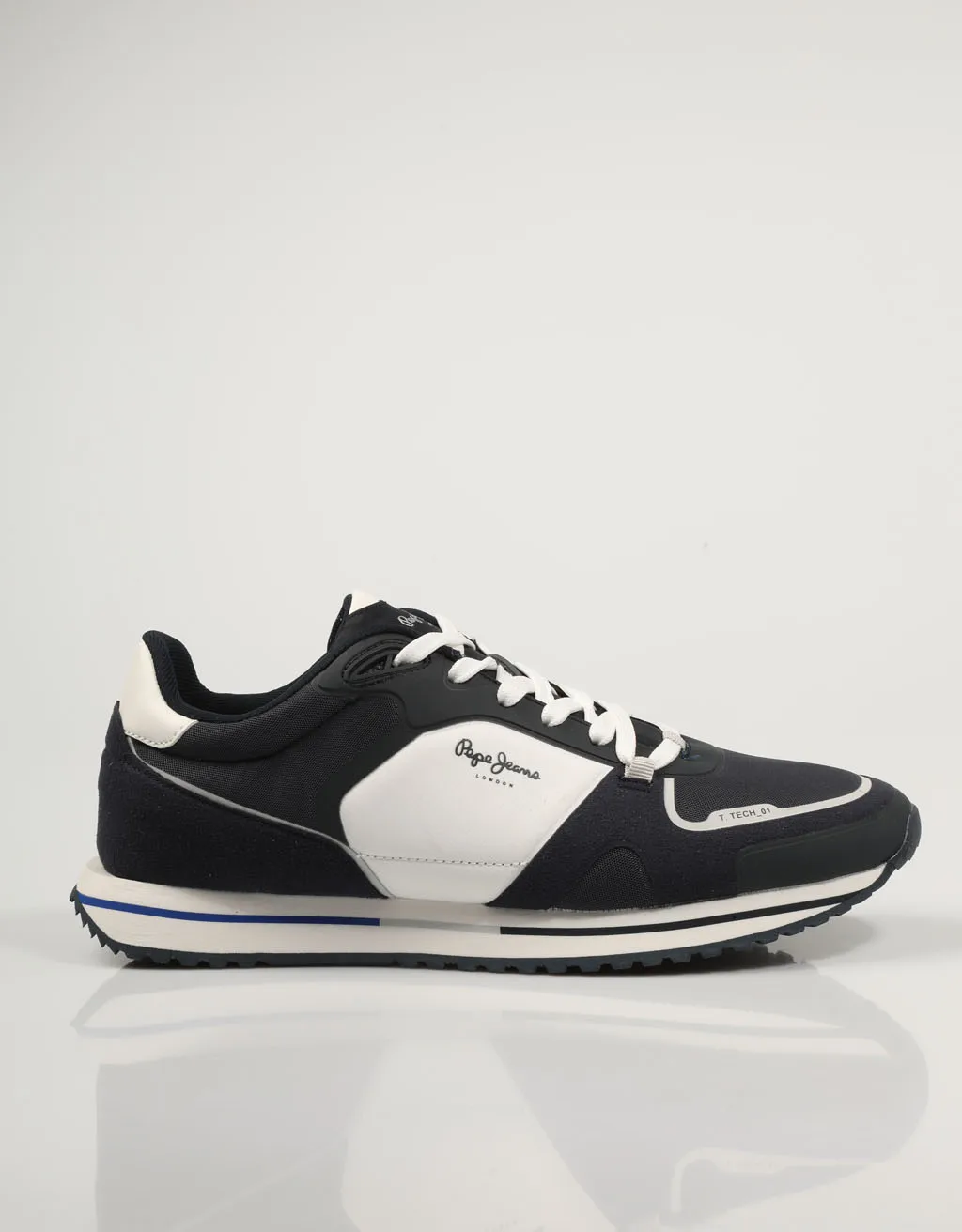 PEPE JEANS ZAPATILLAS TECH 01 NAVY PMS30774 Azul marino Lona Hombre - Navy blue SNEAKERS Man 76894 - Calzado