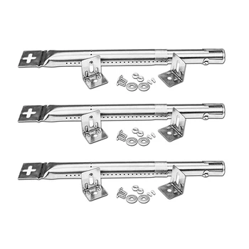 

Universal Replacement Stainless Steel 3pcs/set BBQ Gas Grill Tube Burners For Fire Plus Char-Broil Grill BBQ Tool NEW 2020