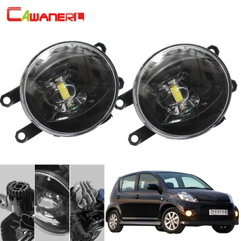 

Cawanerl Car H11 LED Fog Lamp Lens Devil Eye Daytime Running Light DRL 4000LM 12V For Daihatsu Materia Coo Subaru Dex 2005-2016