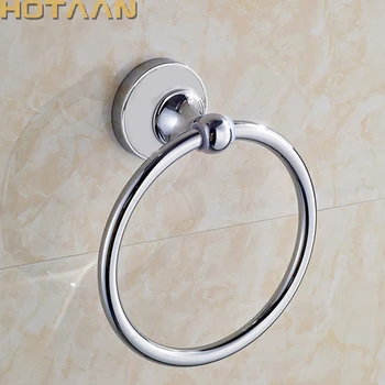 

Vintage Style Bathroom Towel Ring Wall Mount Holder Towel Rack Chrome Plate Stainless Steel Bathroom Accessories Fittings