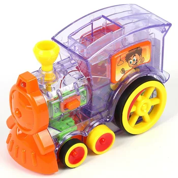 

Domino Rally Electronic Train Model Colorful Toy Set Girl Boy Children Kids Gift HUG-Deals